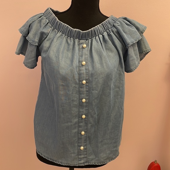 California Moon Rise Off Shoulders Top Size S - Picture 3 of 3